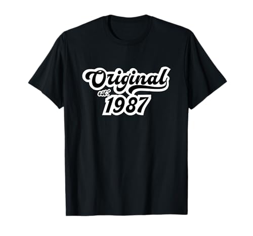 Consigue ahora Catálogo Cumpleaños originales 1987 Camiseta Top Precio 2024 | regaloscumple.com