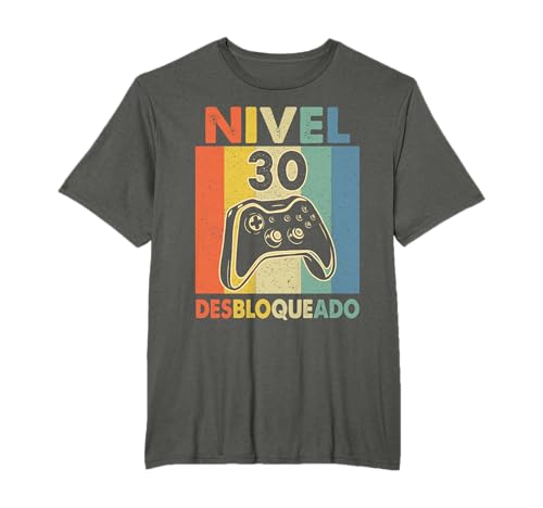 Consigue ahora Nivel 30 Desbloqueado Gamer Catálogo 30 Años Hombre Nivel 30 Unlocked Camiseta Ofertas 2024 | regaloscumple.com