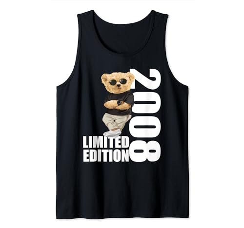 Consigue ahora Promoción Edición limitada 2008 Oso Cumpleaños 2008 Vintage 2008 Camiseta sin Mangas Ofertas 2024 | regaloscumple.com
