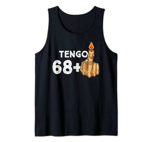Comprar 68+1 BlackFriday Dedo Medio Vela De Cumpleaños Para El 69º Cumpleaños Camiseta sin Mangas Ofertas 2025 | regaloscumple.com
