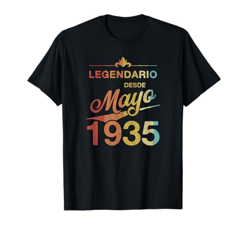 Comprar 90 cumpleaños Nacido Regalos en Mayo 1935 Vintage 90 años Camiseta Top Precio 2025 | regaloscumple.com