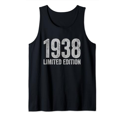 Consigue ahora Regalos Cumpleaños 1938 Camiseta sin Mangas Ofertas 2024 | regaloscumple.com