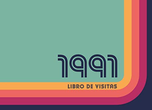 Consigue ahora 1991 Libros Visitas: Libro Catálogo visitas para fiestas cumpleaños estilo retro para que la familia y los amigos inserten saludos y mensajes | 100 páginas | Vol 2 Ofertas 2024 | regaloscumple.com