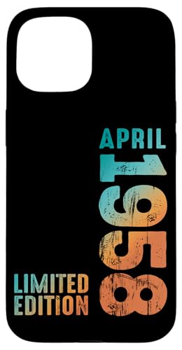 Comprar Carcasa para iPhone 15 Impresionante BlackFriday Edición Limitada Abril 1958 Retro 1958 Vintage 1958 Top Precio 2024 | regaloscumple.com