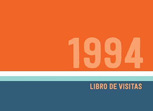 Comprar 1994 Libros Visitas: Libro visitas para fiestas Catálogo cumpleaños estilo retro para que la familia y los amigos inserten saludos y mensajes | 100 páginas Top Precio 2023 | regaloscumple.com