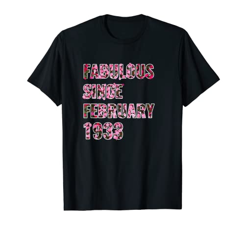 Comprar Idea Ideas para regalar regalo 88 cumpleaños - fabuloso desde febrero 1933 Camiseta Ofertas 2024 | regaloscumple.com