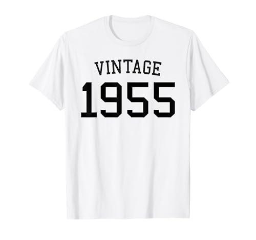 Consigue ahora Vintage 1955 70 años para hombres y mujeres Ideas para regalar 70 cumpleaños Camiseta Ofertas 2025 | regaloscumple.com