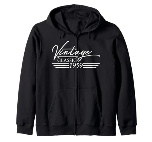 Consigue ahora Decoraciones vintage 66 cumpleaños vintage 1959 66 años Sudadera con Catálogo Capucha Ofertas 2025 | regaloscumple.com
