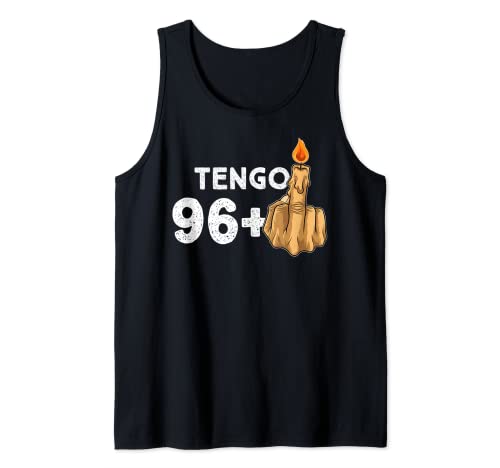Comprar 96+1 Dedo Medio Vela De Cumpleaños Navidad Para El 97º Cumpleaños Camiseta sin Mangas Ofertas 2025 | regaloscumple.com