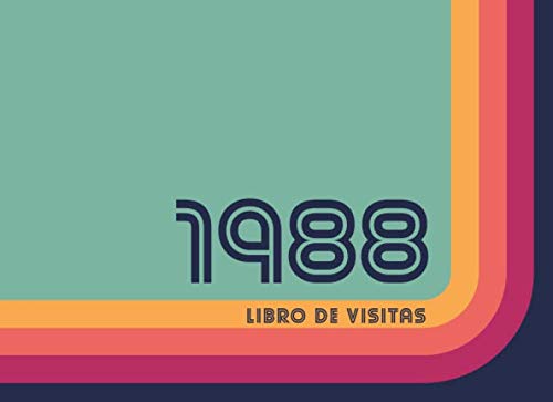 Consigue ahora 1988 Libros Visitas: Libro visitas para fiestas cumpleaños estilo retro para Regalos que la familia y los amigos inserten saludos y mensajes | 100 páginas | Vol 2 Ofertas 2024 | regaloscumple.com