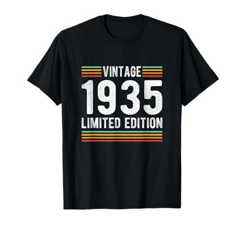 Comprar Vintage 1935 Clásico Regalos Retro 90 Años 90 Cumpleaños Camiseta Top Precio 2025 | regaloscumple.com