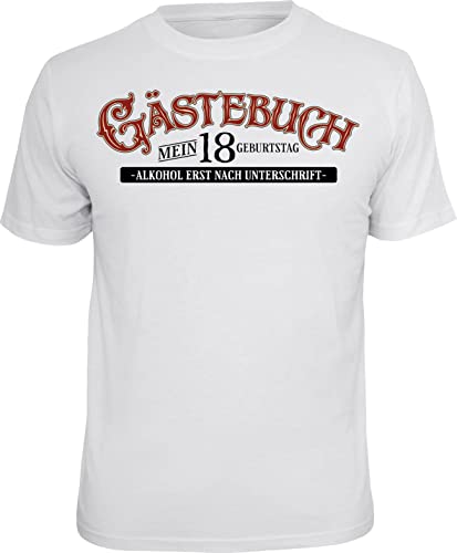 Comprar Camiseta Regalos libro visitas como regalo para cumpleaños 18 18 XL Rebajas 2025 | regaloscumple.com