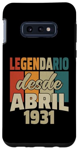 Consigue ahora Carcasa para Galaxy S10e Legendario Desde Catálogo Abril 1931 - Cumpleaños 93 Años Top Precio 2024 | regaloscumple.com
