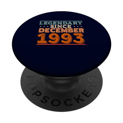 Consigue ahora Legendario desde Cumpleaños diciembre 1993 retro vintage fiesta cumpleaños PopSockets PopGrip Intercambiable Top Precio 2024 | regaloscumple.com