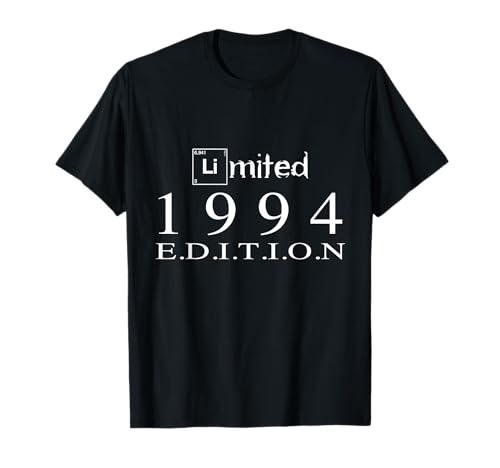 Comprar Edición Limitada 1994 Cumpleaños 1994 Nacido 1994 Año Camiseta Top Catálogo Precio 2025 | regaloscumple.com