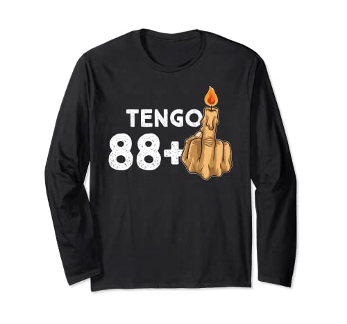 Consigue ahora 88+1 Dedo Medio Vela De Cumpleaños Para El 89º Cumpleaños Manga Cumpleaños Larga Top Precio 2025 | regaloscumple.com