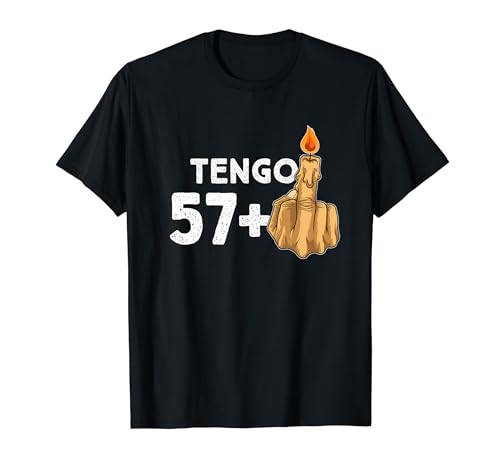 Comprar 57+1 Dedo Medio Vela De Cumpleaños Para El 58º Promoción Cumpleaños Camiseta Top Precio 2025 | regaloscumple.com