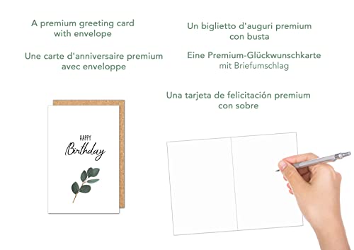 Dónde comprar en España Edition Seidel G3368 SW022 - Tarjeta de felicitación cumpleaños con sobre, diseño hoja y hojas (G3368 SW022)