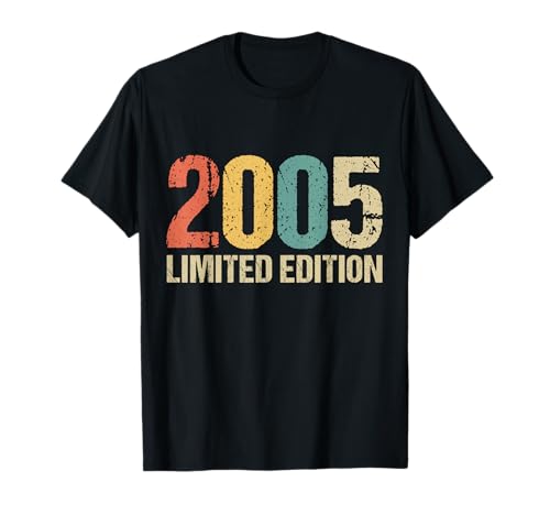 Consigue ahora Promoción 18 cumpleaños niño niña 18 años 2005 divertido regalo Camiseta Top Precio 2024 | regaloscumple.com