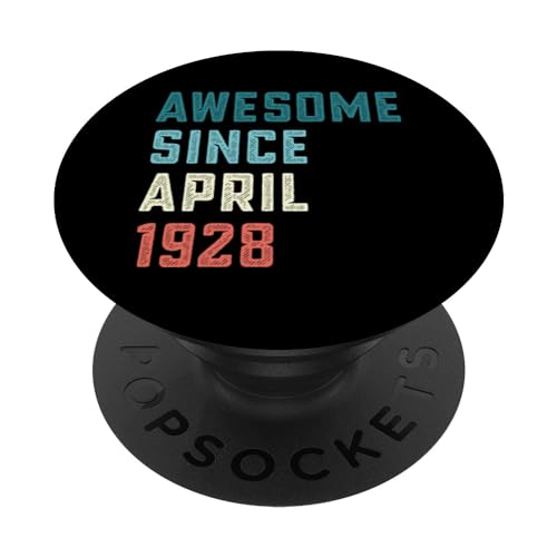 Consigue ahora Aweasome desde abril 1928 - Momentos especiales la vida BlackFriday PopSockets PopGrip Intercambiable Top Precio 2024 | regaloscumple.com