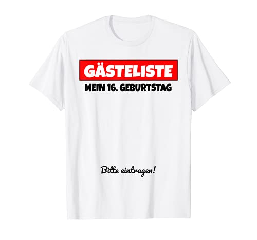 Comprar Ideas para regalar Libro visitas para 16º cumpleaños 16 años regalo Camiseta Ofertas 2024 | regaloscumple.com