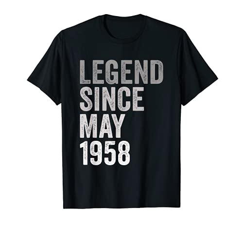 Comprar Leyenda Navidad Desde Mayo 1958 Año Cumpleaños Camiseta Top Precio 2024 | regaloscumple.com