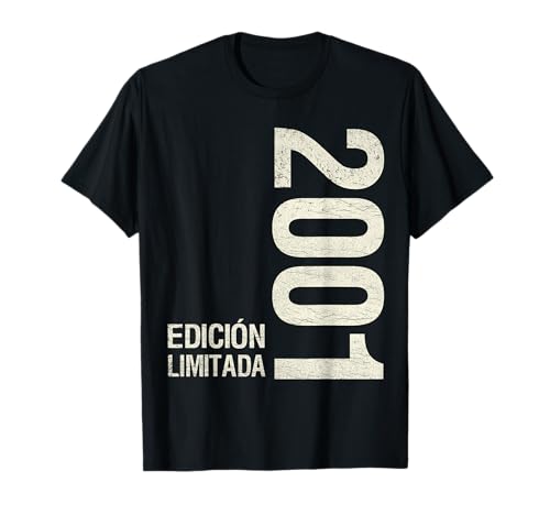 Comprar Cumpleaños 24 años niño niña vintage 2001 Edición Limitada Camiseta BlackFriday Top Precio 2025 | regaloscumple.com