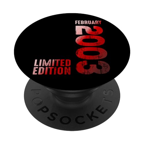 Comprar Febrero 2003 Año Legendario 2003 Retro Promoción 2003 Vintage 2003 PopSockets PopGrip Intercambiable Rebajas 2024 | regaloscumple.com