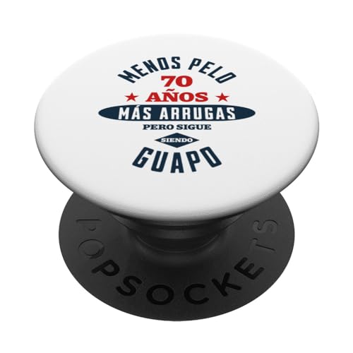 Consigue ahora 70 años Regalo Divertido Catálogo Hombre Cumpleaños PopSockets PopGrip Intercambiable Rebajas 2024 | regaloscumple.com