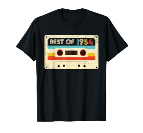 Comprar 68th Birthday Gifts Best Of 1954 Cinta Promoción casete retro vintage Camiseta Rebajas 2025 | regaloscumple.com