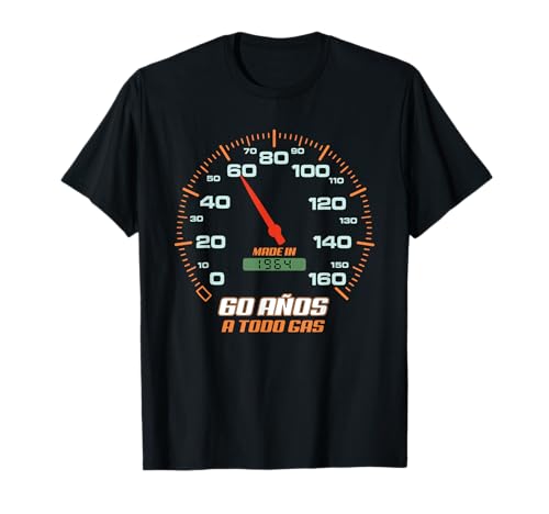 Consigue Regalos ahora Cumpleaños 60 Años A Todo Gas Nacidos 1964 Velocímetro Camiseta Ofertas 2024 | regaloscumple.com