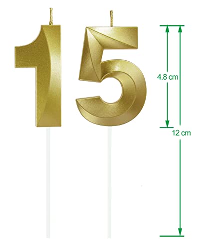 Mejores precios Lahviuu Velas de Cumpleaños con Números Velas Cumpleaños Decoracion Tartas