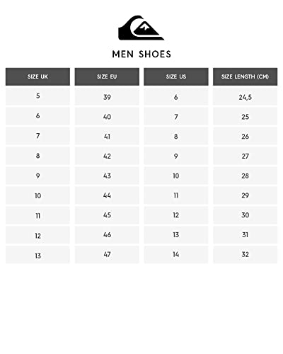 Mejores precios Quiksilver Molokai Chanclas Hombre Black/Black/White 43 EU