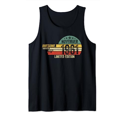Comprar Regalo De Cumpleaños Impresionante Desde Noviembre 1961 Camiseta Cumpleaños sin Mangas Ofertas 2025 | regaloscumple.com
