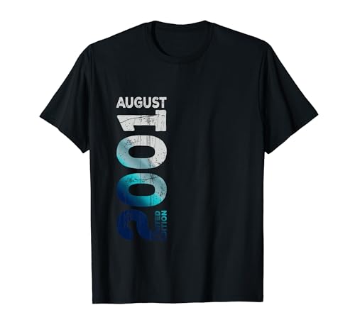Consigue ahora Agosto 2001 Edición Limitada Ideas para regalar 2001 Retro 2001 Vintage 2001 Camiseta Ofertas 2024 | regaloscumple.com