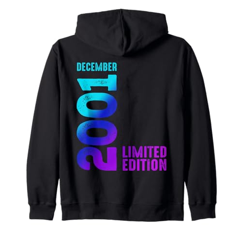 Comprar Edición Limitada Diciembre 2001 Cumpleaños 2001 Ideas para regalar Sudadera con Capucha Ofertas 2025 | regaloscumple.com