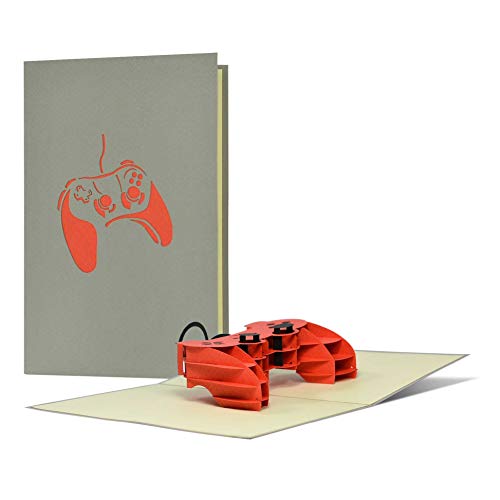 Oferta Tarjeta cumpleaños Playstation juegos 3D tarjeta o cumpleaños H25