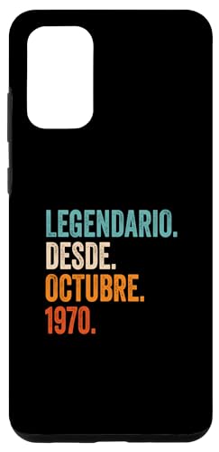 Consigue ahora Carcasa para Galaxy S20+ Legendario Desde Octubre 1970 Promoción años 54 aniversario cumpleaños Top Precio 2025 | regaloscumple.com