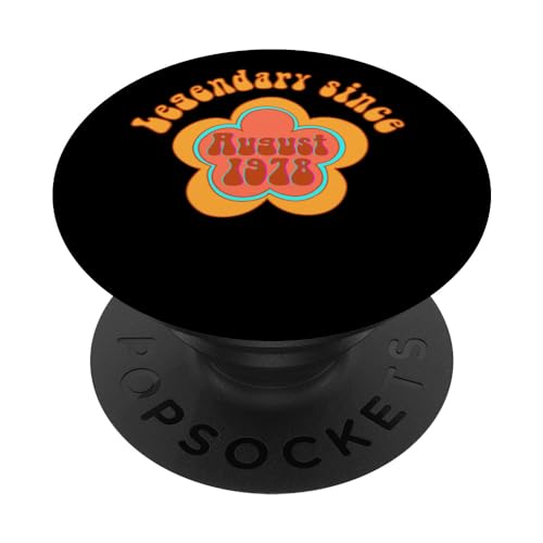 Comprar Cumpleaños Nacido en agosto 1978 Cumpleaños Legendario desde 1978 PopSockets PopGrip Intercambiable Ofertas 2024 | regaloscumple.com