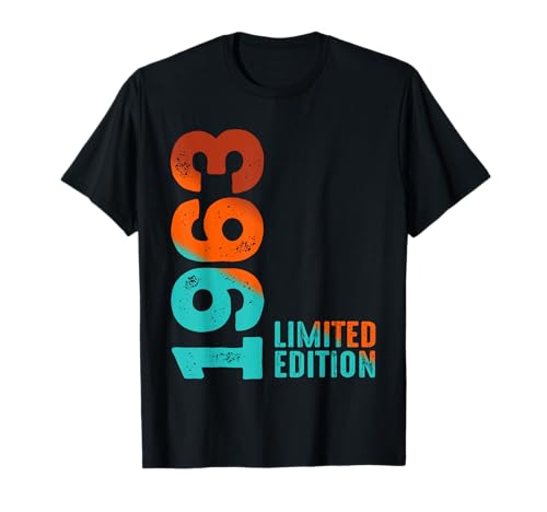 Consigue Catálogo ahora Edición limitada 1963 1963 Camiseta Top Precio 2025 | regaloscumple.com