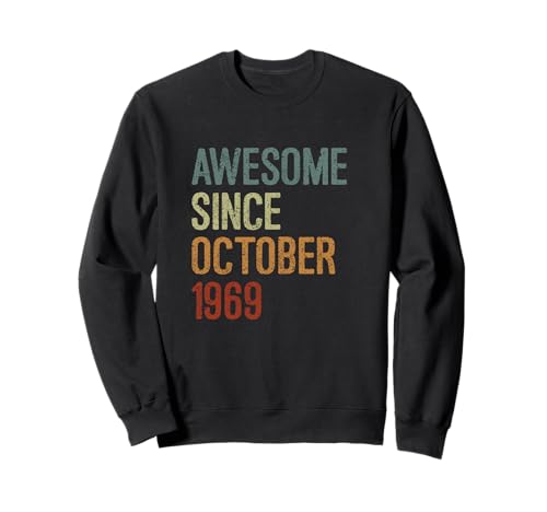 Comprar Impresionante desde Navidad octubre 1969 regalo cumpleaños divertido retro Sudadera Top Precio 2024 | regaloscumple.com