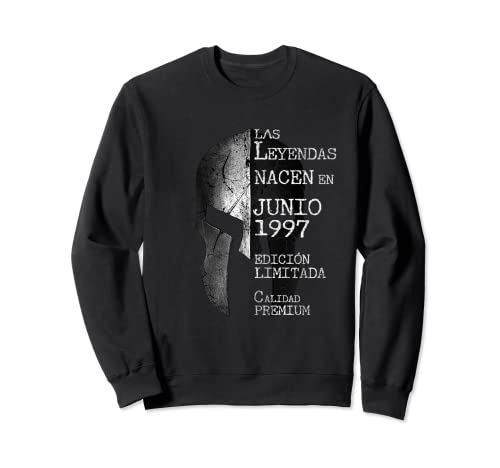 Comprar 25 años Cumpleaños Las Leyendas nacen en Junio 1997 Sudadera BlackFriday Ofertas 2023 | regaloscumple.com