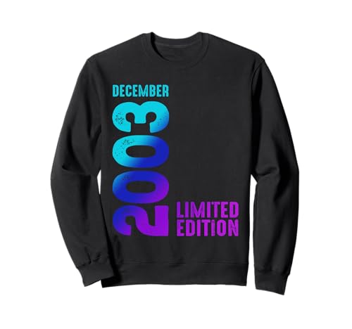 Consigue ahora Edición Limitada Diciembre 2003 Cumpleaños 2003 Ideas para regalar Sudadera Ofertas 2025 | regaloscumple.com
