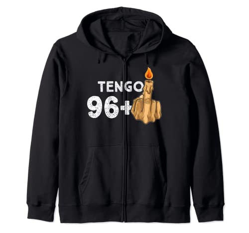 Consigue ahora 96+1 Dedo Medio Vela De Cumpleaños Para El 97º Cumpleaños Sudadera con BlackFriday Capucha Top Precio 2025 | regaloscumple.com