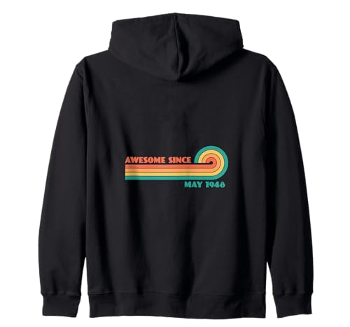 Consigue Navidad ahora Awesome Since May 1948 Sudadera con Capucha Ofertas 2024 | regaloscumple.com