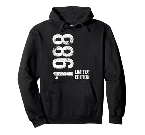 Consigue ahora BlackFriday 37 cumpleaños hombre mujer 37 años 1988 regalo cumpleaños Sudadera con Capucha Top Precio 2025 | regaloscumple.com