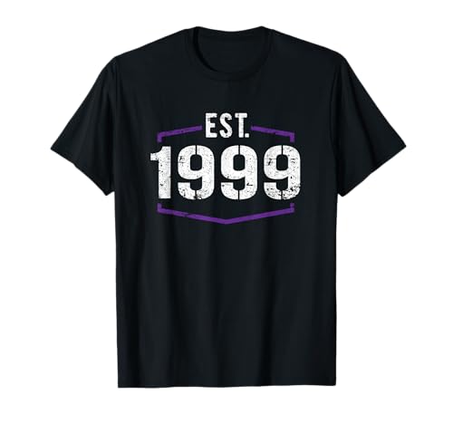 Comprar Diseño cumpleaños Ideas para regalar 1999 estilo vintage establecido en 1999 Camiseta Rebajas 2024 | regaloscumple.com