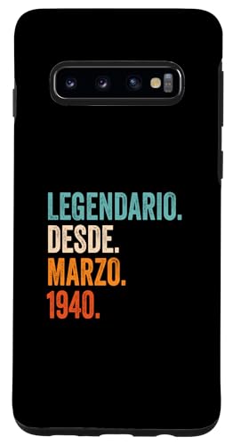 Consigue ahora Catálogo Carcasa para Galaxy S10 Legendario Desde Marzo 1940 años 84 aniversario cumpleaños Top Precio 2024 | regaloscumple.com