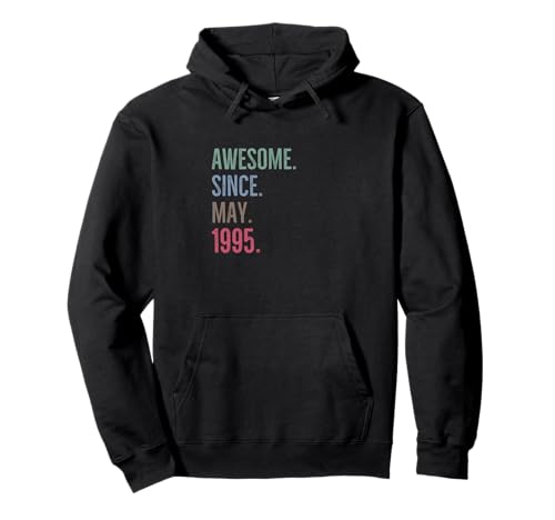 Comprar Impresionante idea cumpleaños desde mayo 1995 Sudadera Navidad con Capucha Ofertas 2024 | regaloscumple.com