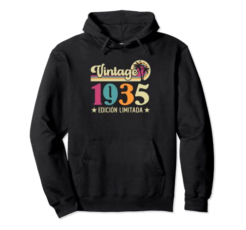 Consigue ahora Vintage 1935 Edición Limitada 1935 Cumpleaños Sudadera con Capucha Promoción Ofertas 2024 | regaloscumple.com
